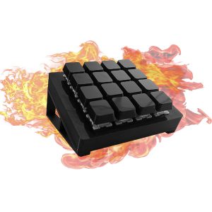 stream deck impreso en 3D de 16 teclas
