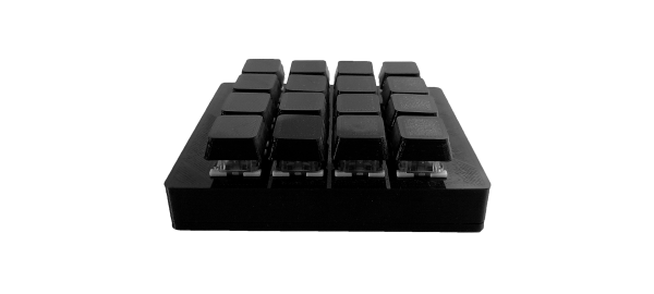 stream deck impreso en 3D de 16 teclas