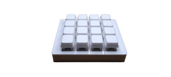 stream deck impreso en 3D de 16 teclas